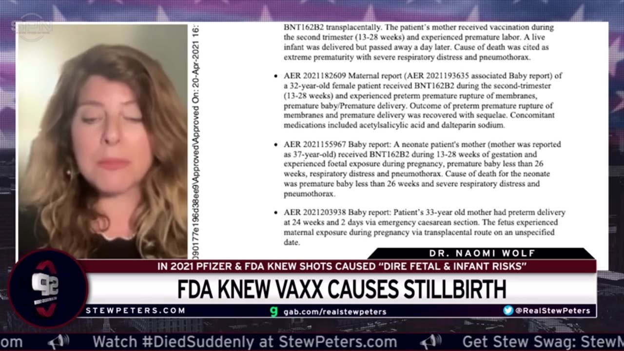 FDA & Pfizer Are Baby KILLERS Pfizer KNEW Shots Caused FETAL DEATHS & SPONTANEOUS ABORTIONS