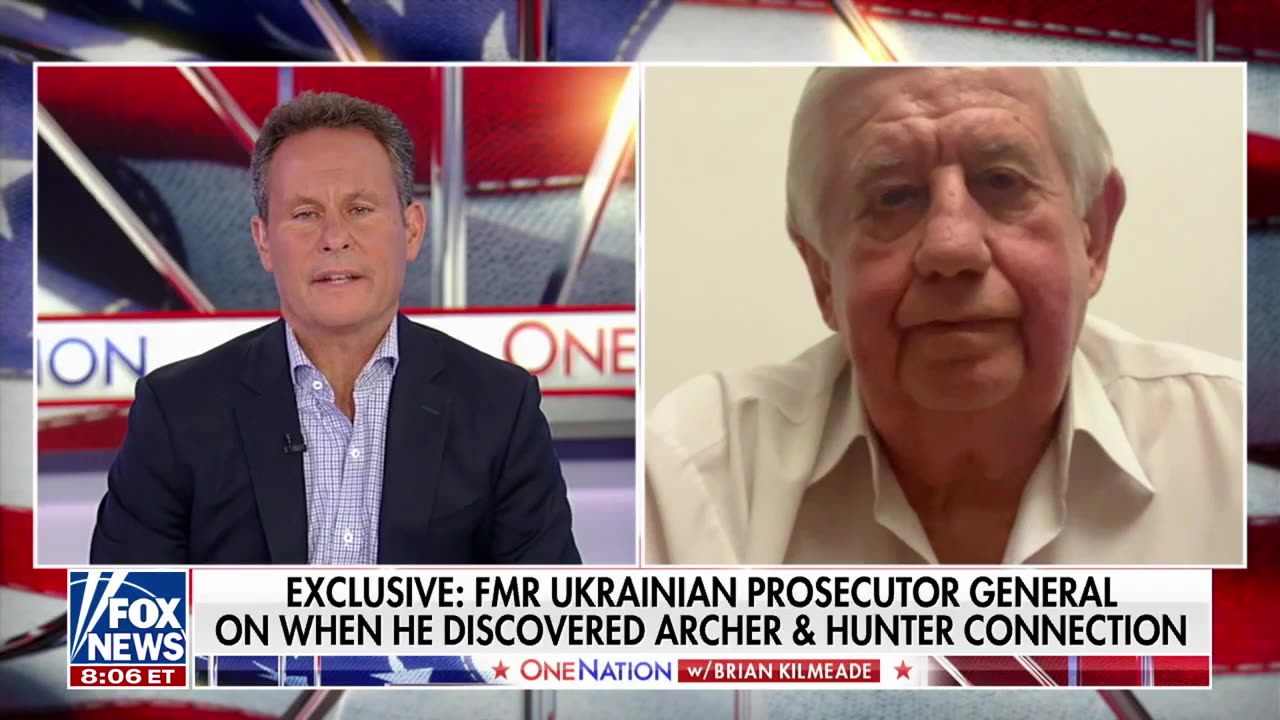 Viktor Shokin to Kilmeade: I believe Biden and Hunter were bribed