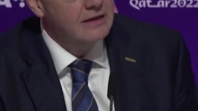 extraordinary press conference ahead of the opening of the Qatar WorldCup