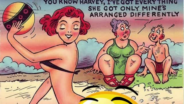 Funny Seaside Postcards - Naughty Postcards [Very Funny]