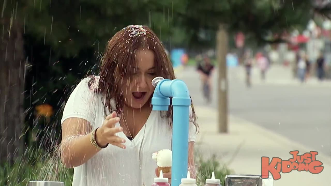 Just Kidding ~ It's Raining Ice Cream SPRINKLES Prank