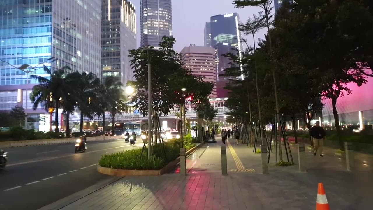 Walking around jakarta