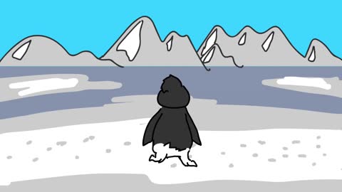 Penguin Climbs the Mountain - Student Animation