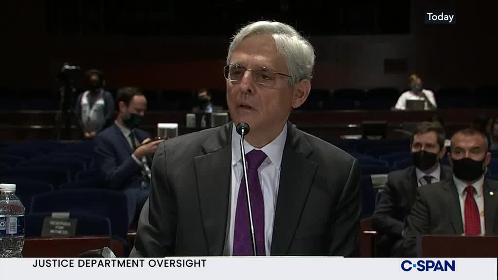 Justice Department Oversight Hearing Merrick Garland 10 21 2021