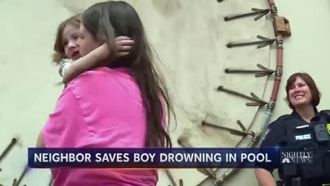 Man Jumps Fence To Save Drowning Four-Year-Old Boy