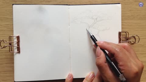 Bonsai Tree Watercolor Tutorial 8