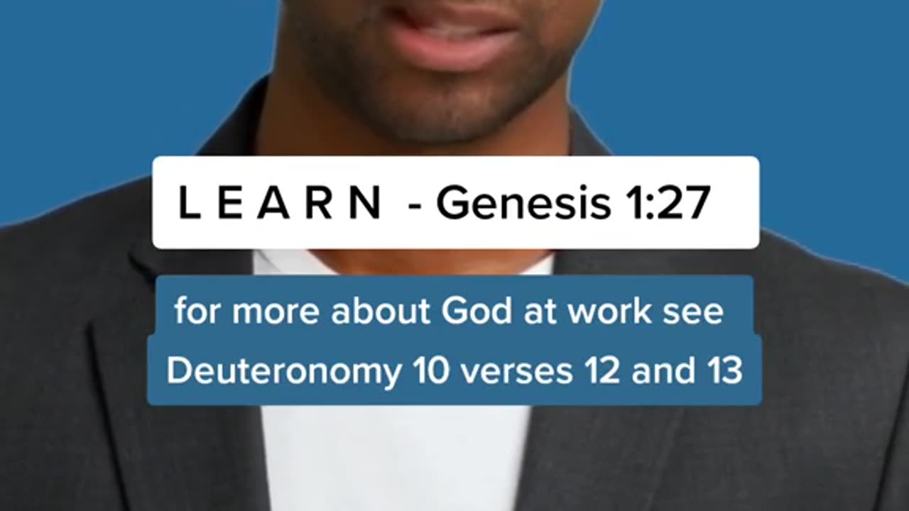 L E A R N Genesis 1 : 27 (God at work)