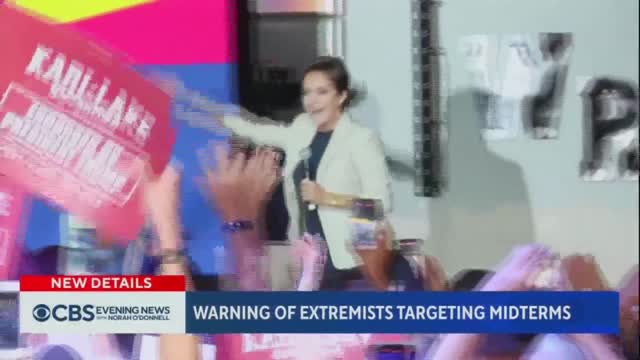 Warning of extremists targeting midterms