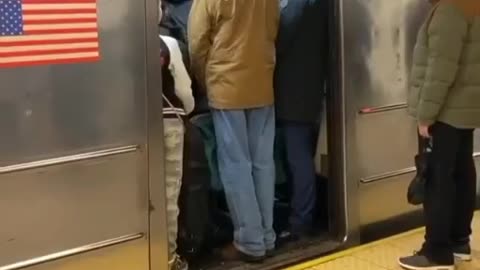 American commuter with bad attitude?