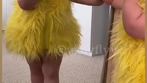 cute baby in duck costume..