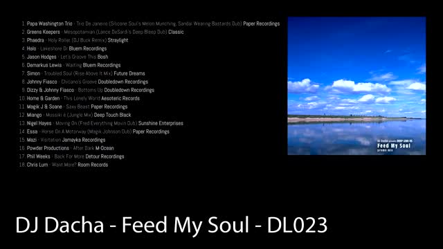 DJ Dacha - Feed My Soul - DL023 (Deep Soulful Real House DJ Mix)