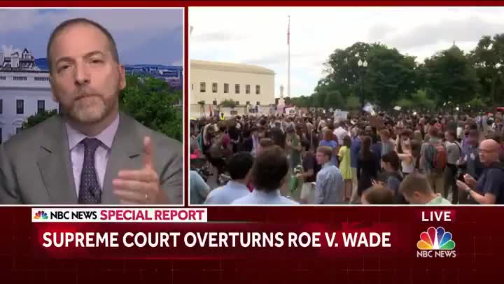 WATCH: Chuck Todd REALLY Struggles to Understand Supreme Court's Roe Ruling