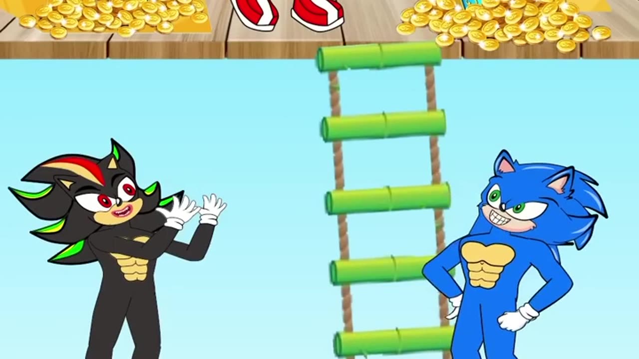 Sonic Reverse Version Help Amy #animation #short