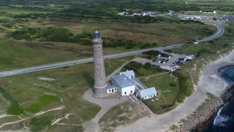 SKAGEN, Denmark - where the Baltic meets the North Sea (drone, 4K)