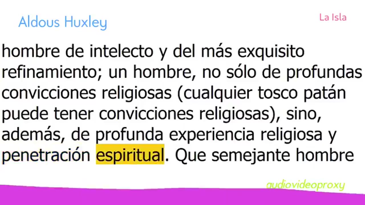 Aldous Huxley - La Isla 2/4