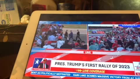 President Trumps speech to packed Waco Texas crowd