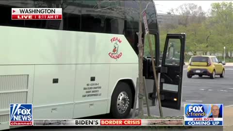 First Texas bus drops off migrants blocks from US Capitol in Washington, DC