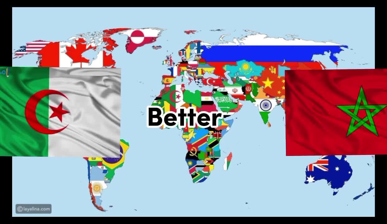 My top 1Algeria vs marocco part 2 - comparation0 favorite countries in the world