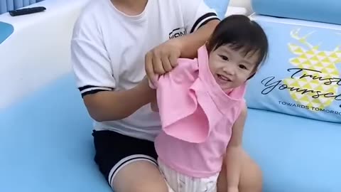 This is the father with the baby funny Cute