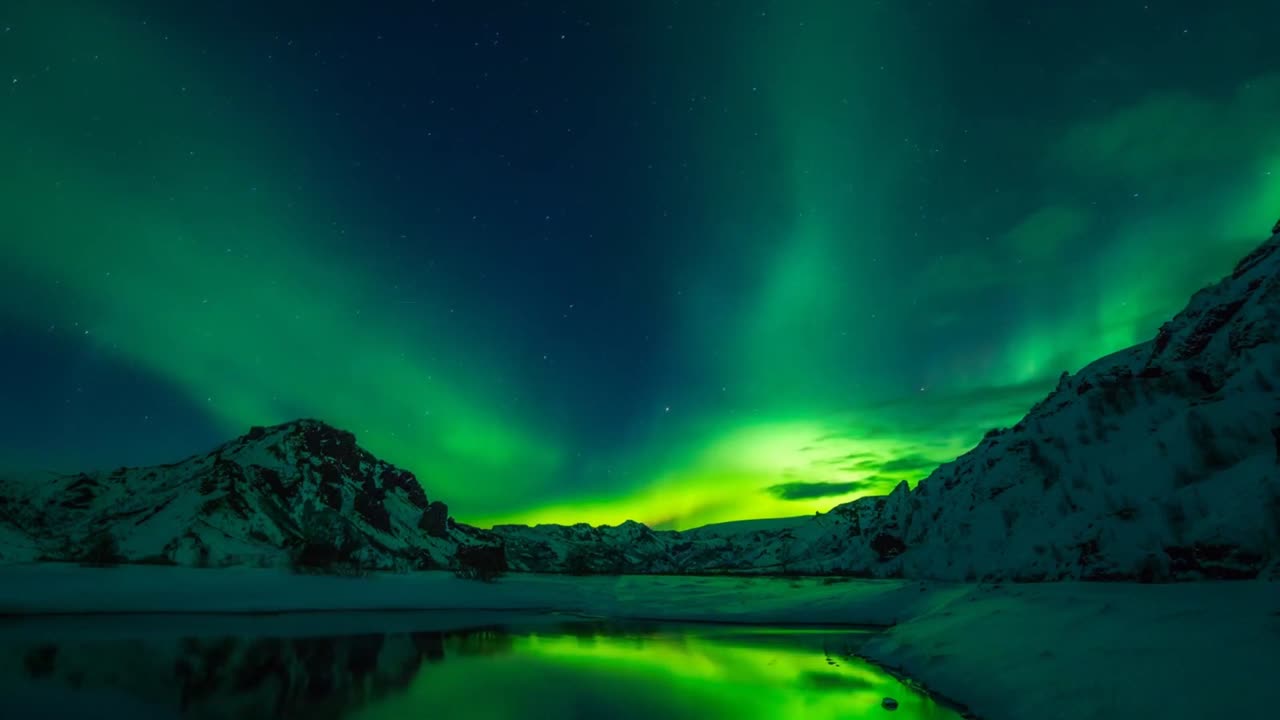 No Copyright Videos- Aurora Borealis -Background Video Footage of Aurora Borealis -No Copyright Zone