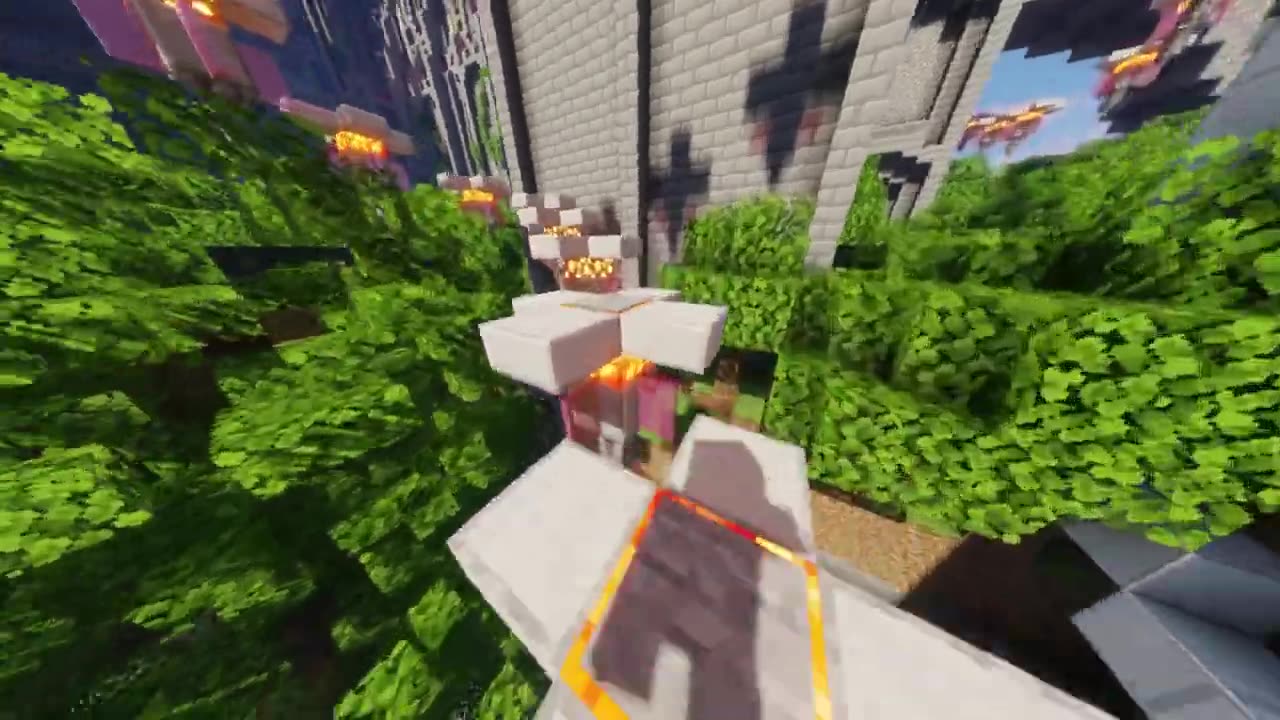 GAME PLAY - Relaxing Parkour Minecraft 60 FPS 4K - Free to use