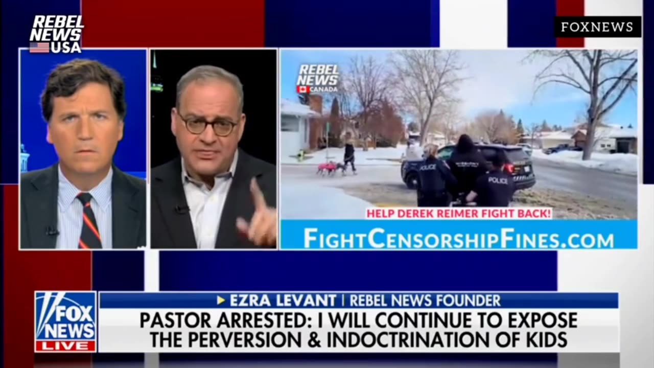 Ezra joins Tucker to talk about the arrest of pastor Derek Reimer