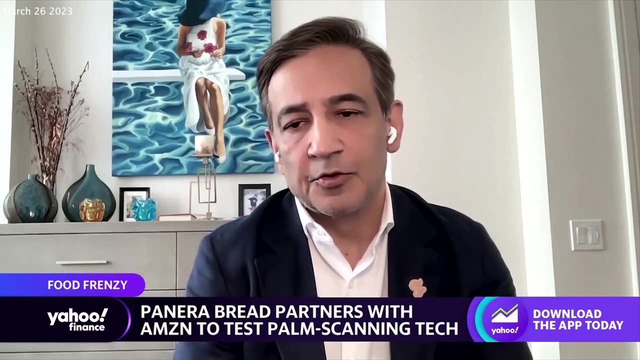 CBDC | "You Can Now Pay for Your Panera Sandwich With the Palm of Your Hand. The Restaurant Chain Partnering with Amazon.com To Test Its Palm Reading Technology." - Yahoo! Finance (March 26th 2023)