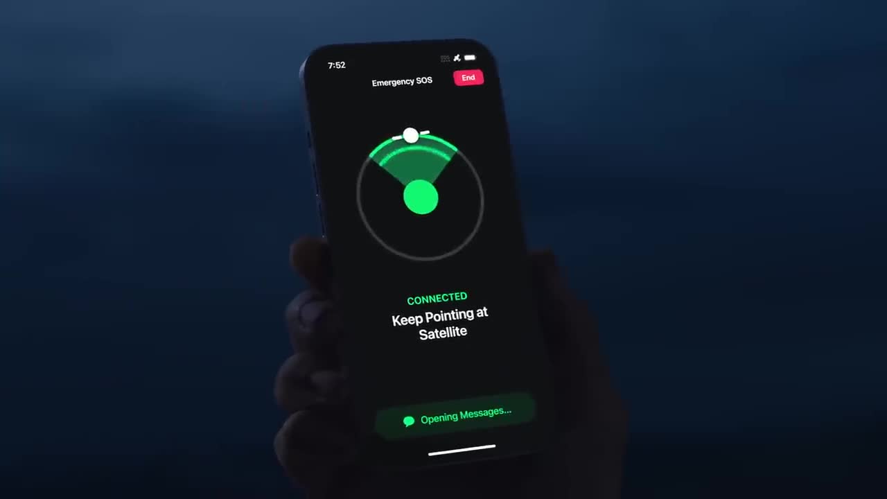 Introducing Emergency SOS via satellite | Apple