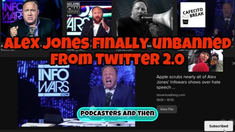 Alex Jones Was Just Unbanned From Twitter 2.0 And That’s A Very Good Thing