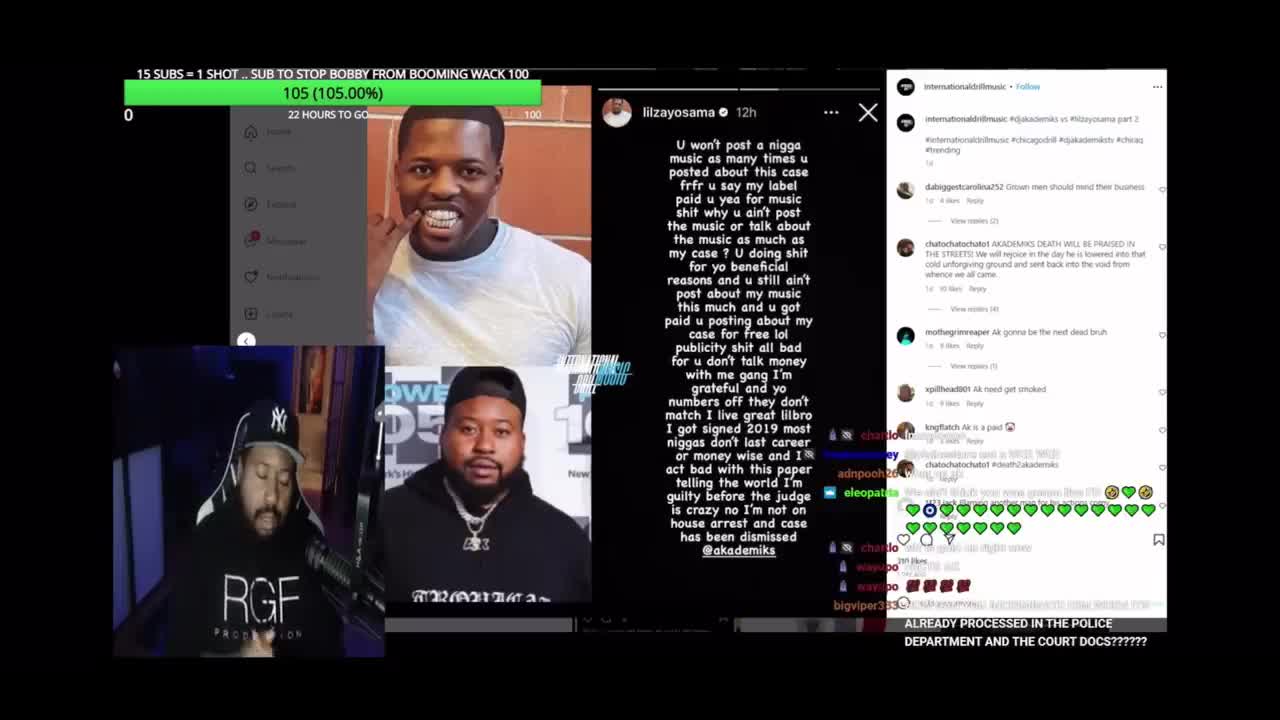 Big Ak really showed love tho! Akademiks reacts to Lil Zay Osama saying he never posted his music!