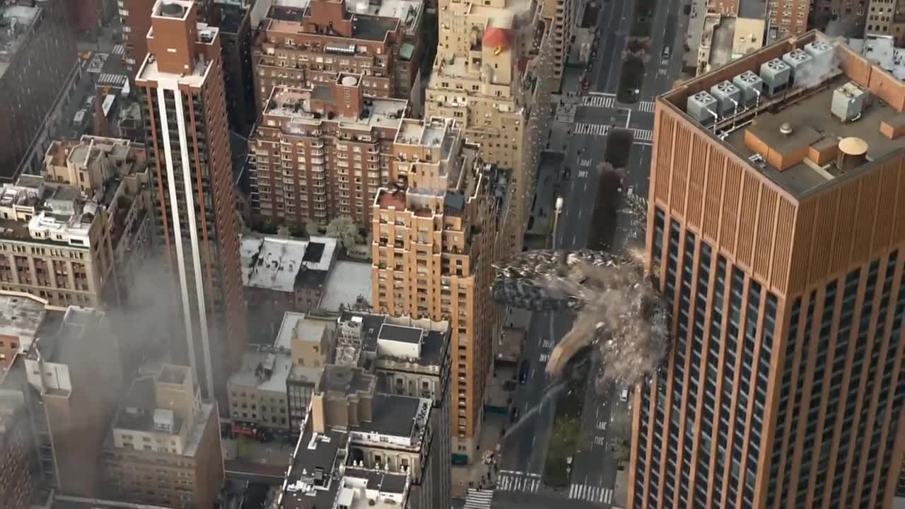 the avengers fighting scenes with lokis army