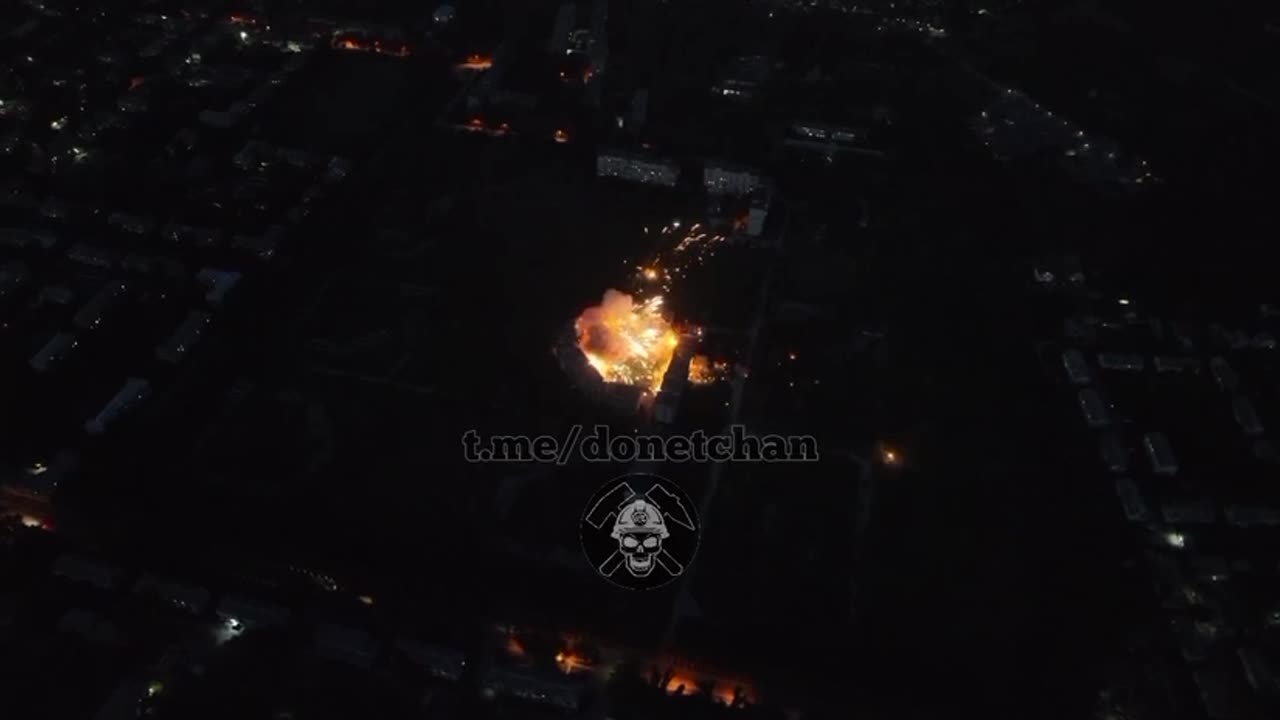 Yesterday’s strike on Makiivka Ruzzian ammunition depot…