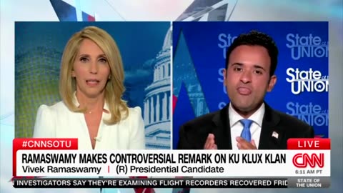 Republican presidential candidate Vivek Ramaswamy hit back at CNN's Dana Bash 🤣