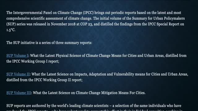 UN's IPCC tells cities what "difficult choices" to make - UK Column News - 12th December 2022