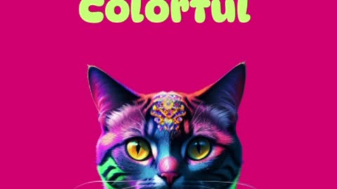 Cats Are Colorful T Shirt Design