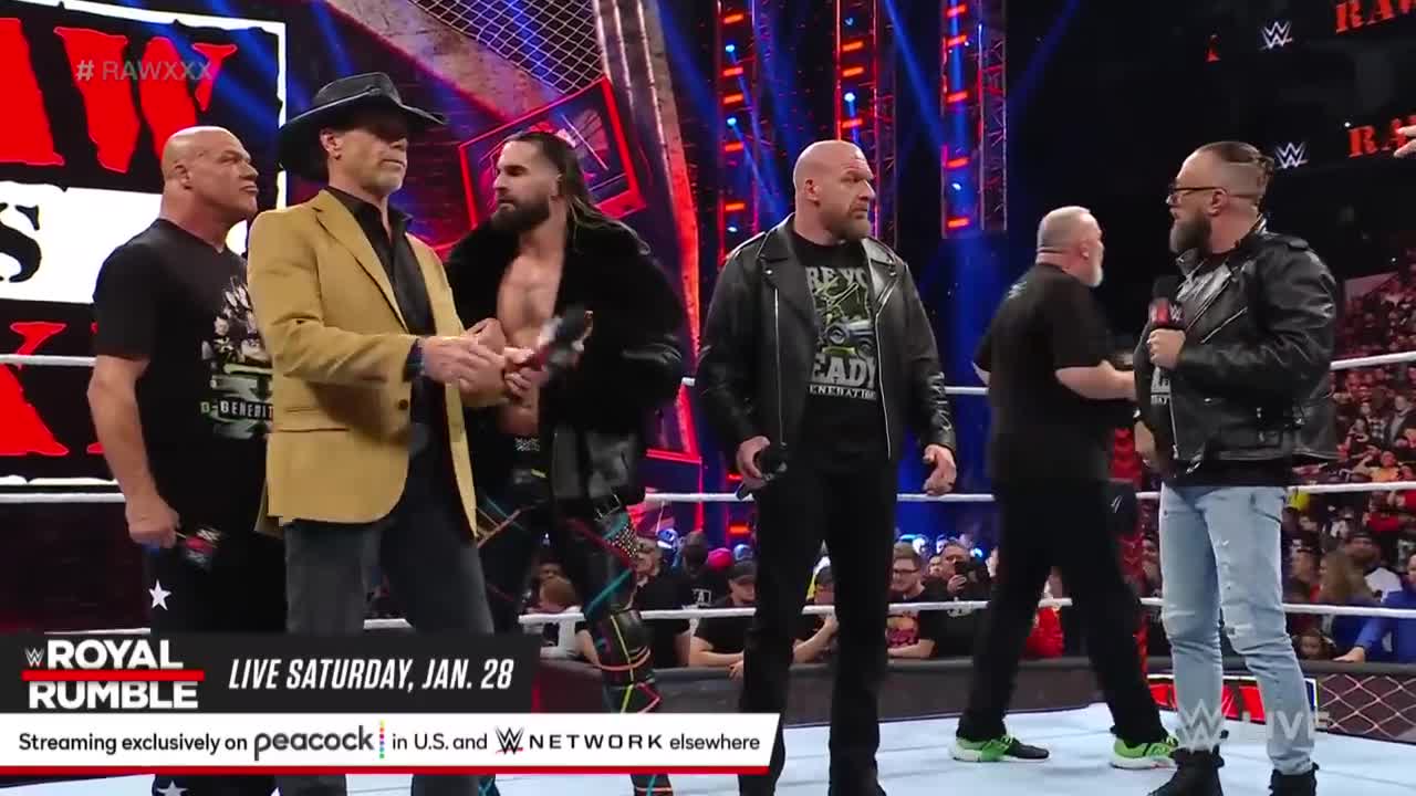 DX and Kurt Angle get under the skin of Imperium: Raw, Jan. 23, 2023