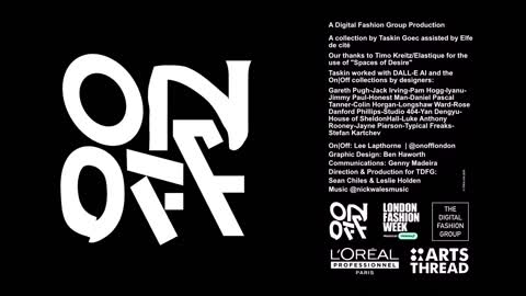 OnOff x Taskin Goec x AI x TDFG LFW 0922