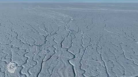 Arctic Icecap Aerial