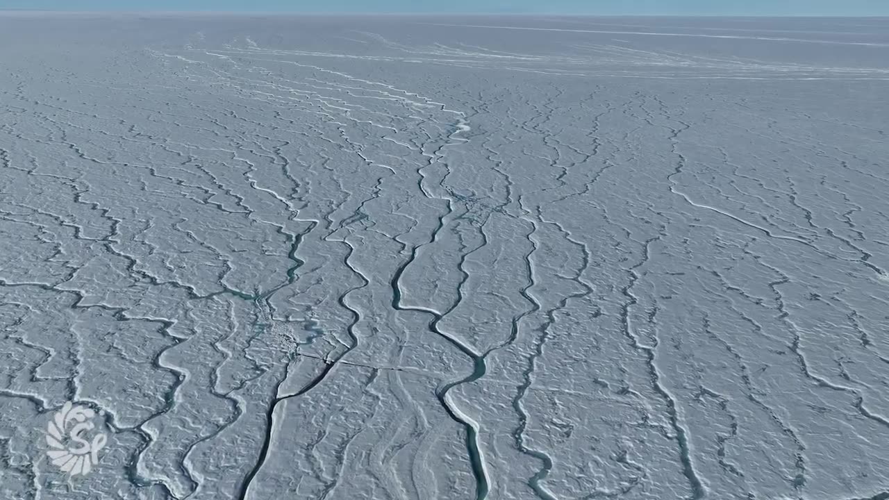 Arctic Icecap Aerial