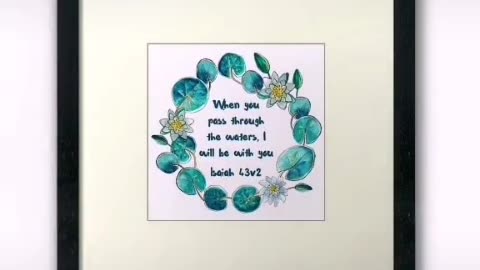 Daily Bible Verse - Isaiah 43:2 - When you pass through the waters, I will be with you;