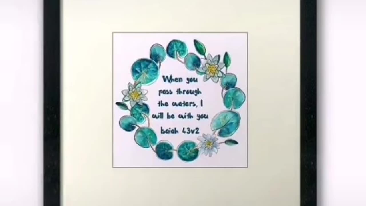 Daily Bible Verse - Isaiah 43:2 - When you pass through the waters, I will be with you;