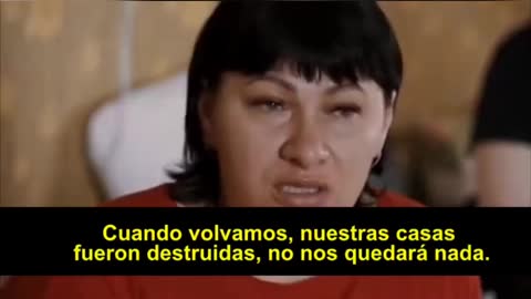 Ukrainian mother speaks out about the current situation.