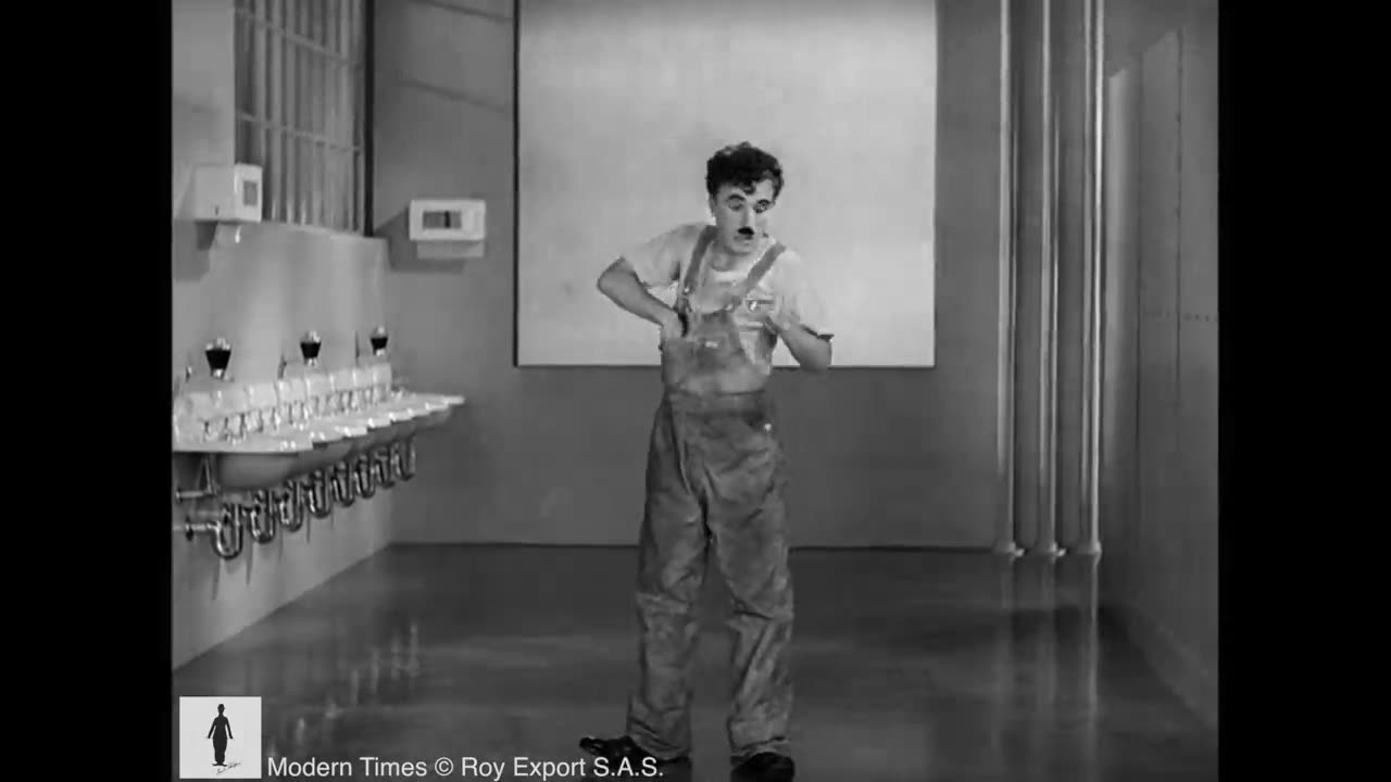 Charlie Chaplin Works in a Factory | Celebraty World