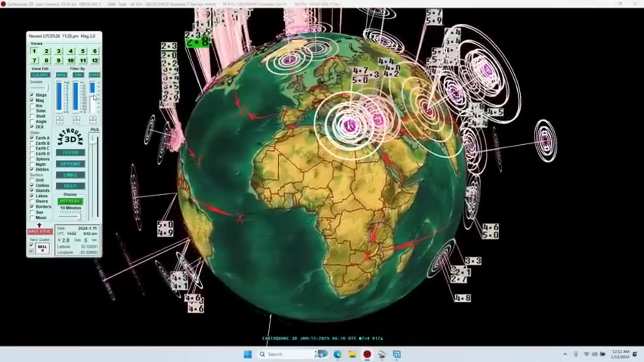 011224 Part 5 -Seismic Activity Spreading -Earthquake forecast and update dutchsinse