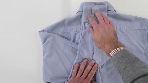 How To Fold A Dress Shirt - He Spoke Style