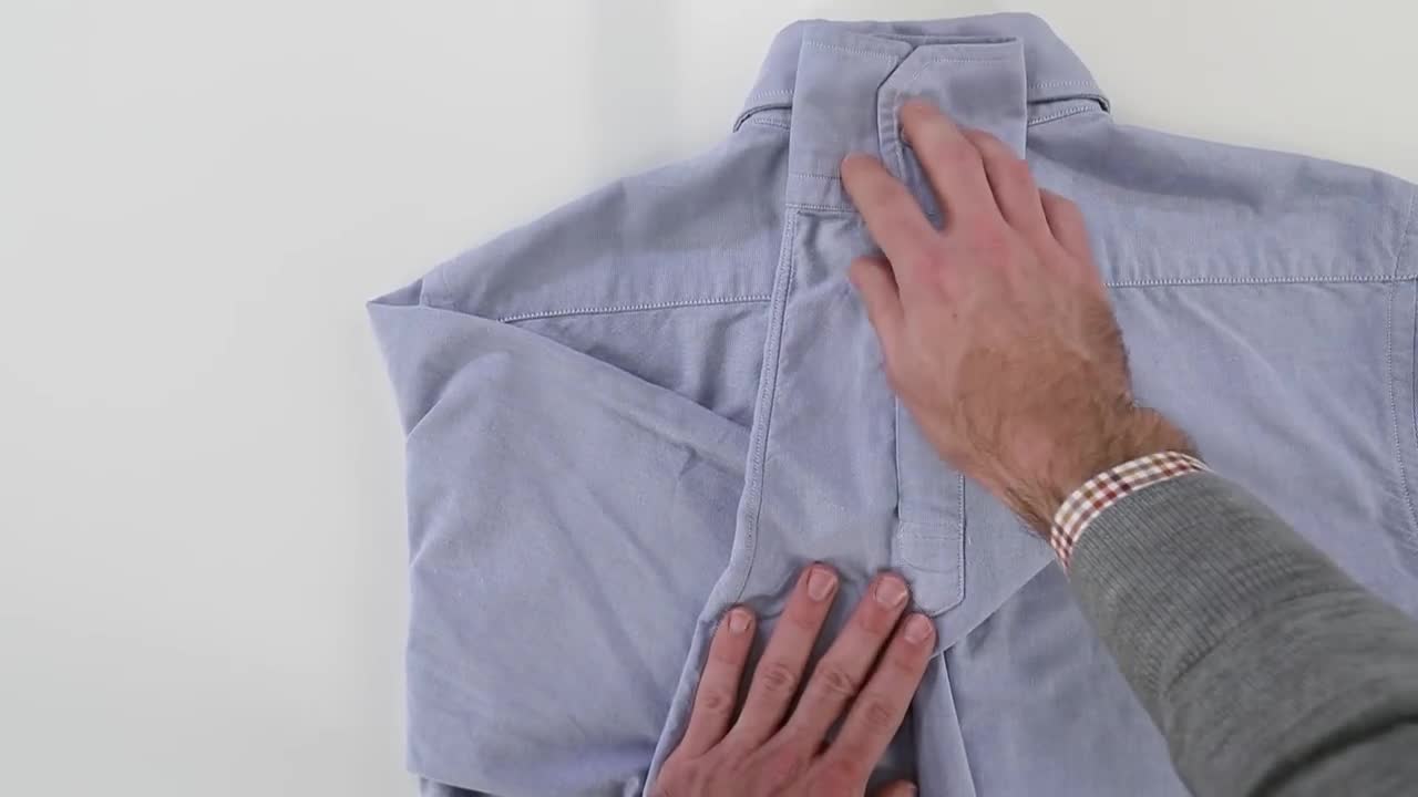 How To Fold A Dress Shirt - He Spoke Style