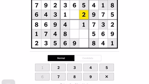 Sudoku 2023-06-07 easy
