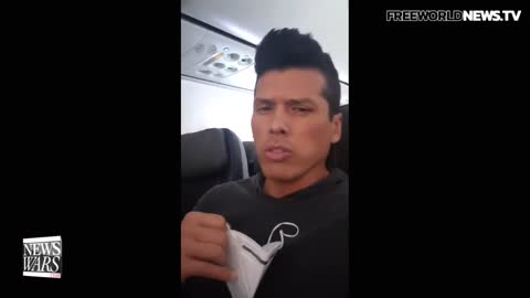 Woman Goes Crazy On Airplane Because Passenger Takes Mask Off