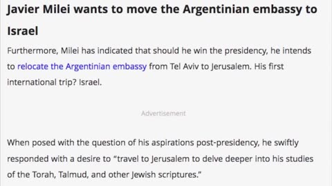 Argentina’s recently elected NWO, Jewish Puppet