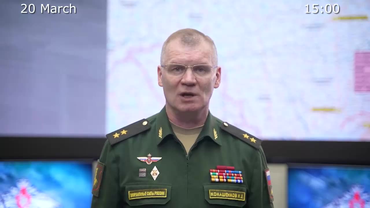 Russian Defence Ministry report on the progress of the special military operation